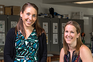 Becca Schlaff and Meghan Baruth